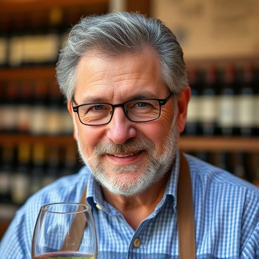 Retrato de Jordi Vila, cofundador y experto en vinos de Delicias Catalanas.